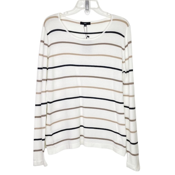 Stitch Fix l Fate Striped Pullover Sweater, Medium - Picture 1 of 9